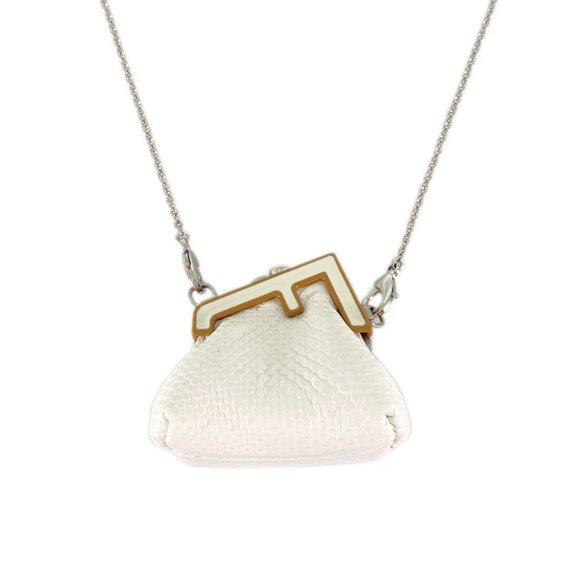 FENDI Fendi First Pico 7AS180-ANXJ Leather Long necklace - Picture 1 of 14